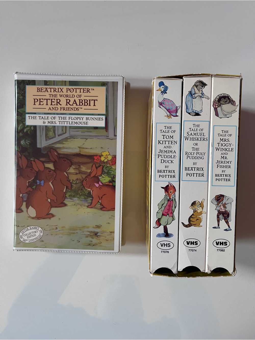Beatrix Potter Peter Rabbit VHS Box Set & Single Video - Picture 2 of 4